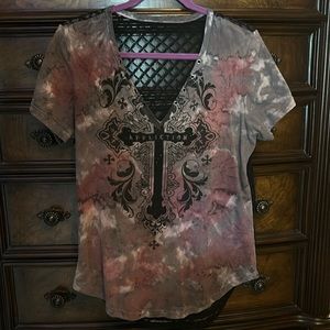 Multi color Affliction top🌹🌹